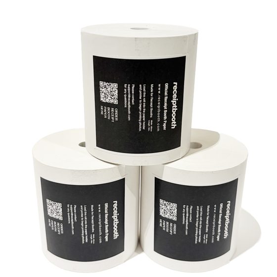 Roll of Receipt Booth receipt paper