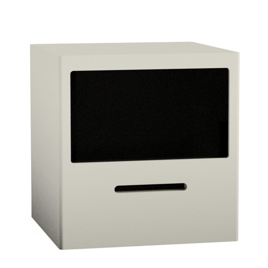 Receipt Booth in Bone White