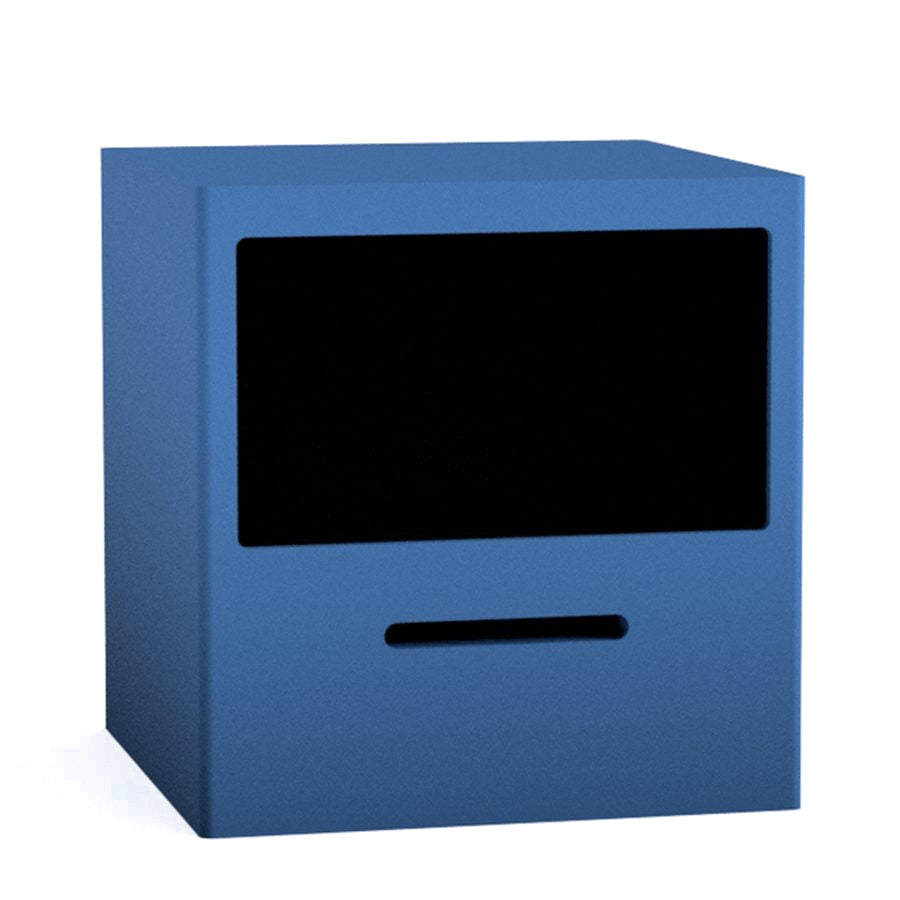 Receipt Booth in Marine Blue