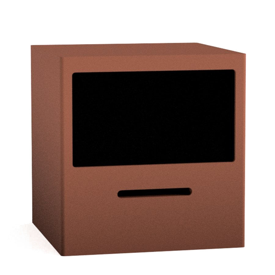 Receipt Booth in Terracotta