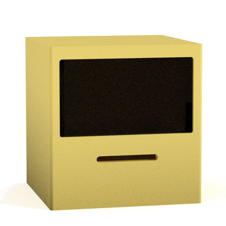 Receipt Booth in Lemon Yellow